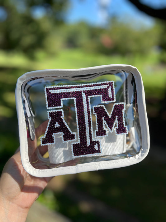 Texas A&M - Fully Rhinestoned Bag