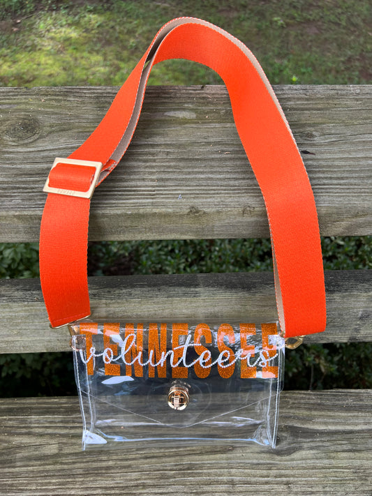 Tennessee Volunteers - Single Layer Rhinestoned Bag