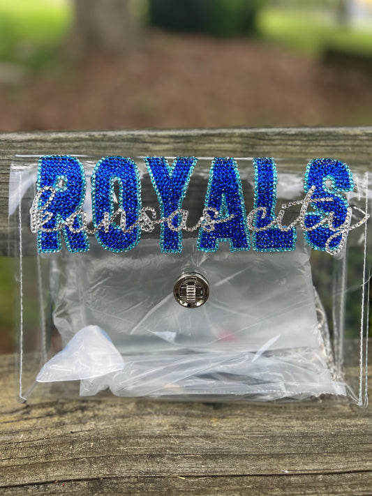 Kansas City Royals - Fully Rhinestoned Bag