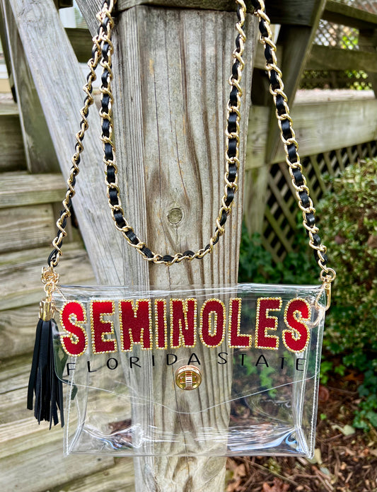 Florida State Seminoles - Single Layer Rhinestoned Bag