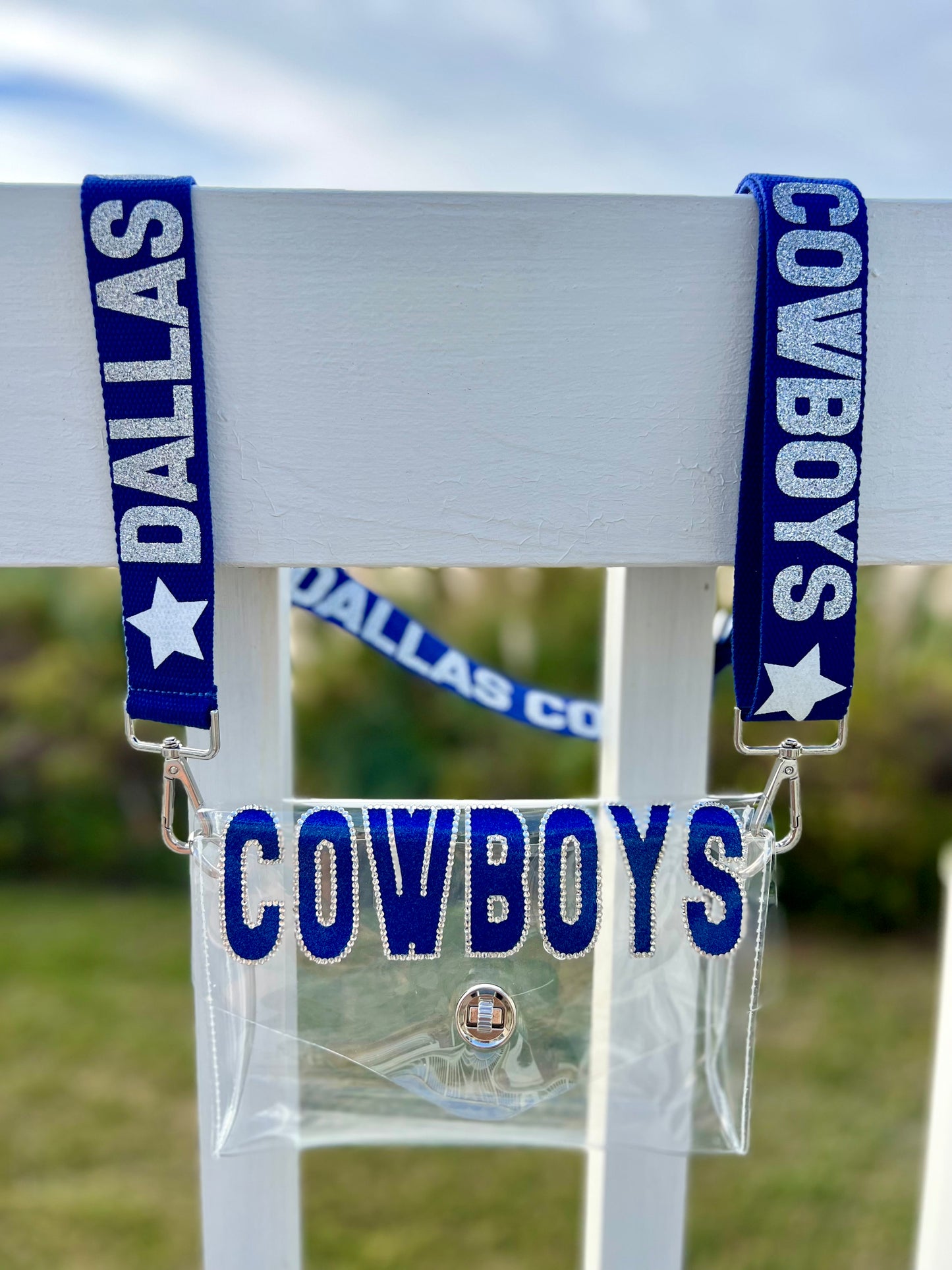 Dallas Cowboys - Single Layer Rhinestoned Bag