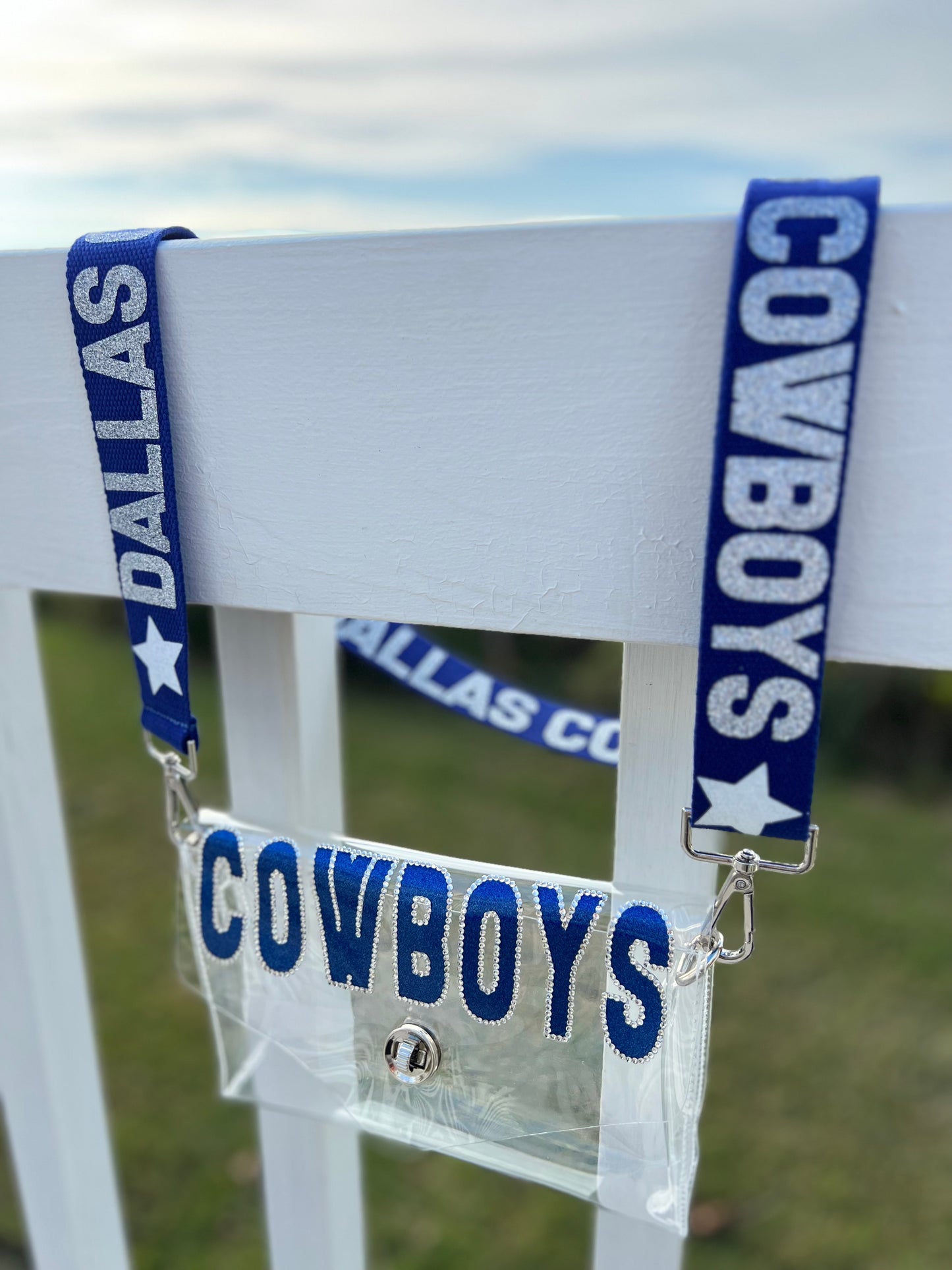 Dallas Cowboys - Single Layer Rhinestoned Bag