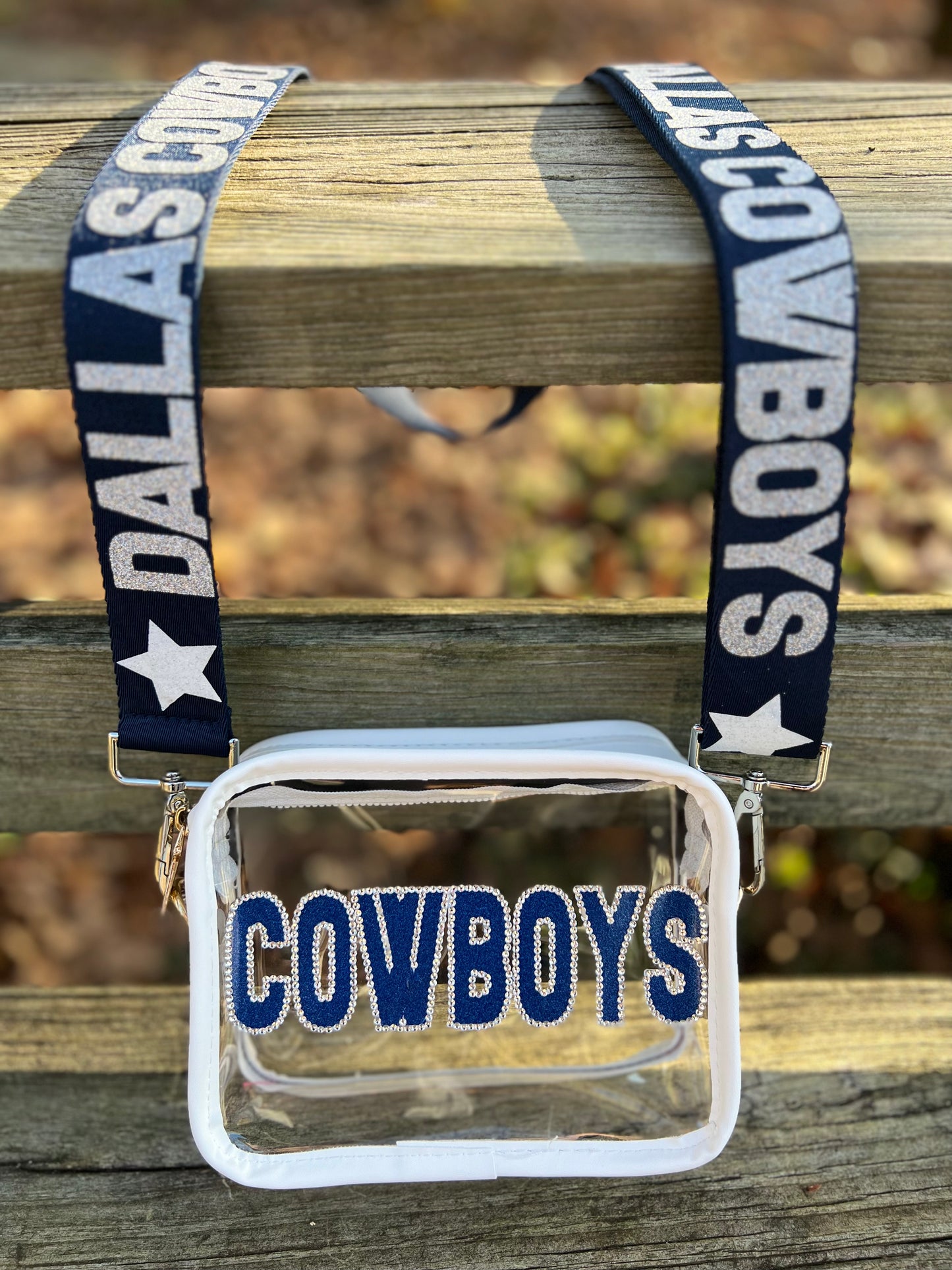 Dallas Cowboys - Single Layer Rhinestoned Bag