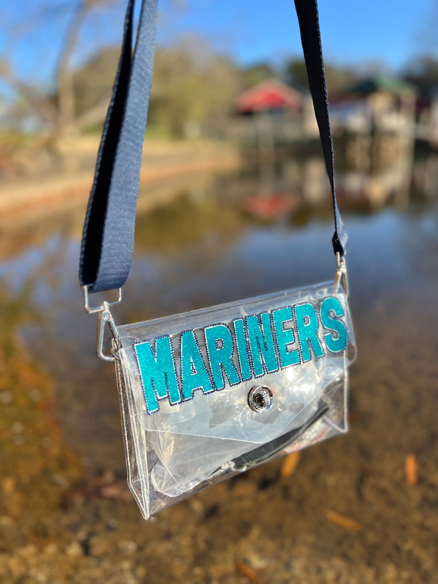 Seattle Mariners - Single Layer Rhinestoned Bag