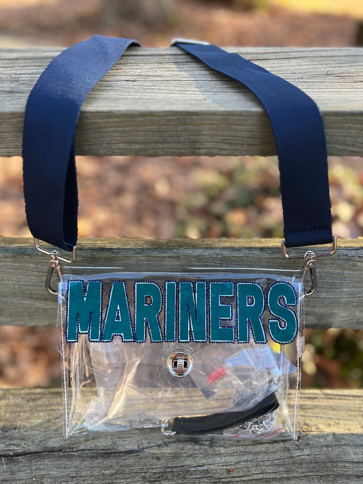 Seattle Mariners - Single Layer Rhinestoned Bag